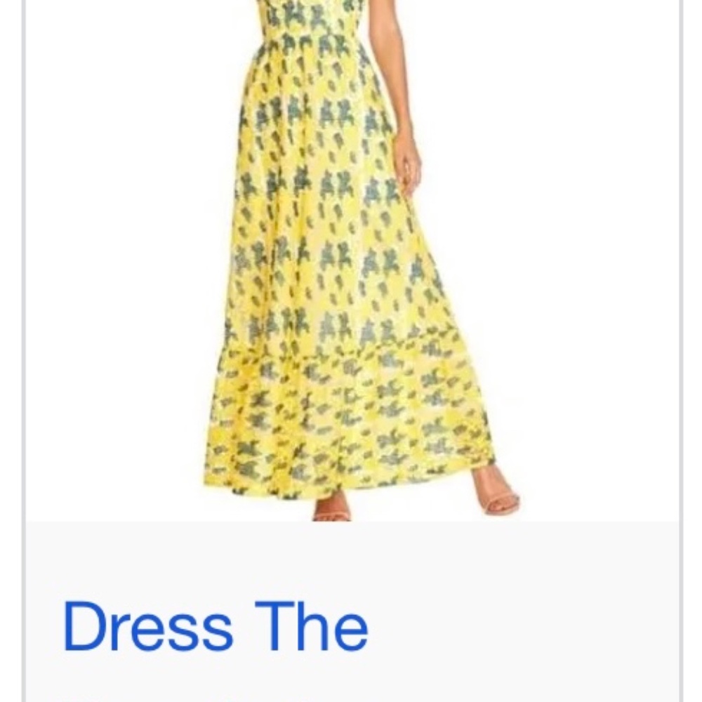 Dress the Population maxi dress size L